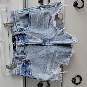 High rise vintage jeans shorts